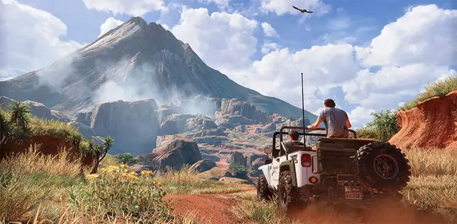 Key art from the video game Uncharted